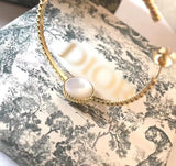 J-jewelry Dior Necklace Simple Flag Star Large Metal Earrings for Women