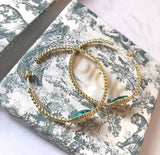 J-jewelry Dior Necklace Simple Flag Star Large Metal Earrings for Women