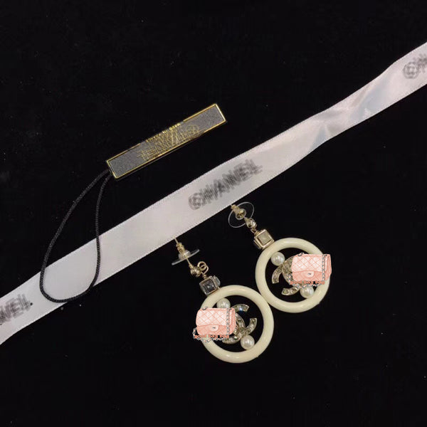 J-jewelry Chanel Statement Drop Earrings Gorgeous Colorful Crystal Dangle Earrings for Women