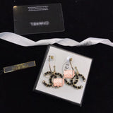 J-jewelry Bohemian Women Leather Rope Crystal Woven Earring Antique Bead Earrings Gift for Women