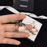 J-jewelry Bohemian Women Leather Rope Crystal Woven Earring Antique Bead Earrings Gift for Women