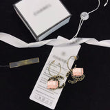 J-jewelry Bohemian Women Leather Rope Crystal Woven Earring Antique Bead Earrings Gift for Women