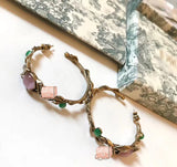 J-jewelry Dior Open Round Circle Triangle Flower Snowflake Ear Segment Clicker Huggie Hoop Ring Piercing Earring