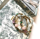 J-jewelry Dior Open Round Circle Triangle Flower Snowflake Ear Segment Clicker Huggie Hoop Ring Piercing Earring