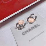 J-jewelry Chanel Women's 925 White Silver Stud Earrings For Party Wedding