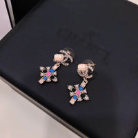 J-jewelry Chanel Women's Bohemian Boho Crystal Wedding Bridal Multiple Teardrop Chandelier Long Dangle Earrings