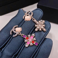 J-jewelry Chanel Women's Bohemian Boho Crystal Wedding Bridal Multiple Teardrop Chandelier Long Dangle Earrings