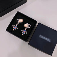 J-jewelry Chanel Women's Bohemian Boho Crystal Wedding Bridal Multiple Teardrop Chandelier Long Dangle Earrings