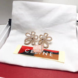 J-jewelry Chanel HOT Sale Elegant White Five Leaves Jasmine Flower Floral Earring Ear Studs