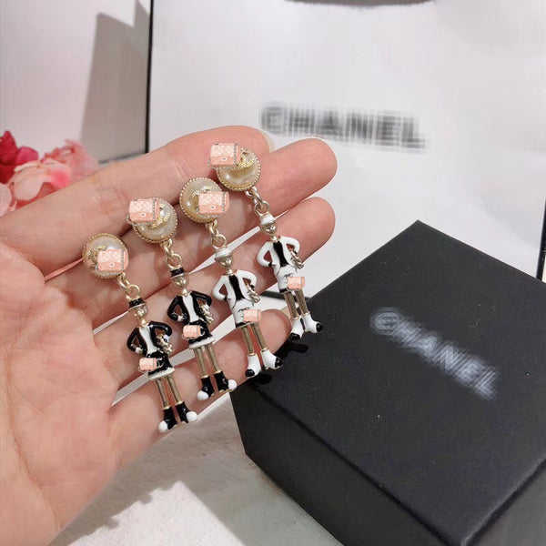 J-jewelry Chanel Assorted Boho Stud Earrings Set Vintage Round Beads Earring for Women and Girls
