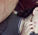 J-jewelry GUCCI Ancient Silver Bullet Earrings Small Dangle Bullet Ammo Earrings Zombie Weapon Gun Bullet Pistol Earrings