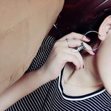 J-jewelry GUCCI Ancient Silver Bullet Earrings Small Dangle Bullet Ammo Earrings Zombie Weapon Gun Bullet Pistol Earrings