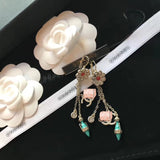 J-jewelry Chanel S925 Sterling Silver Drop Earrings Lotus Whispers Vase Dangle Earring Handmade Unique Jewelry for Women