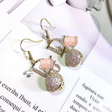 J-jewelry Dior Womens Classic Double Linear Loops Design Twist Wave Earrings for Women