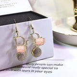 J-jewelry Dior Womens Classic Double Linear Loops Design Twist Wave Earrings for Women