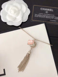 J-jewelry Chanel Long Boho Mystic Fringe Necklace for Women in Silver Collection