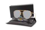 S-sunglasses Polarized GM Gentle Monster Big Bully  Brand New Mirrored Metal Sunglasses